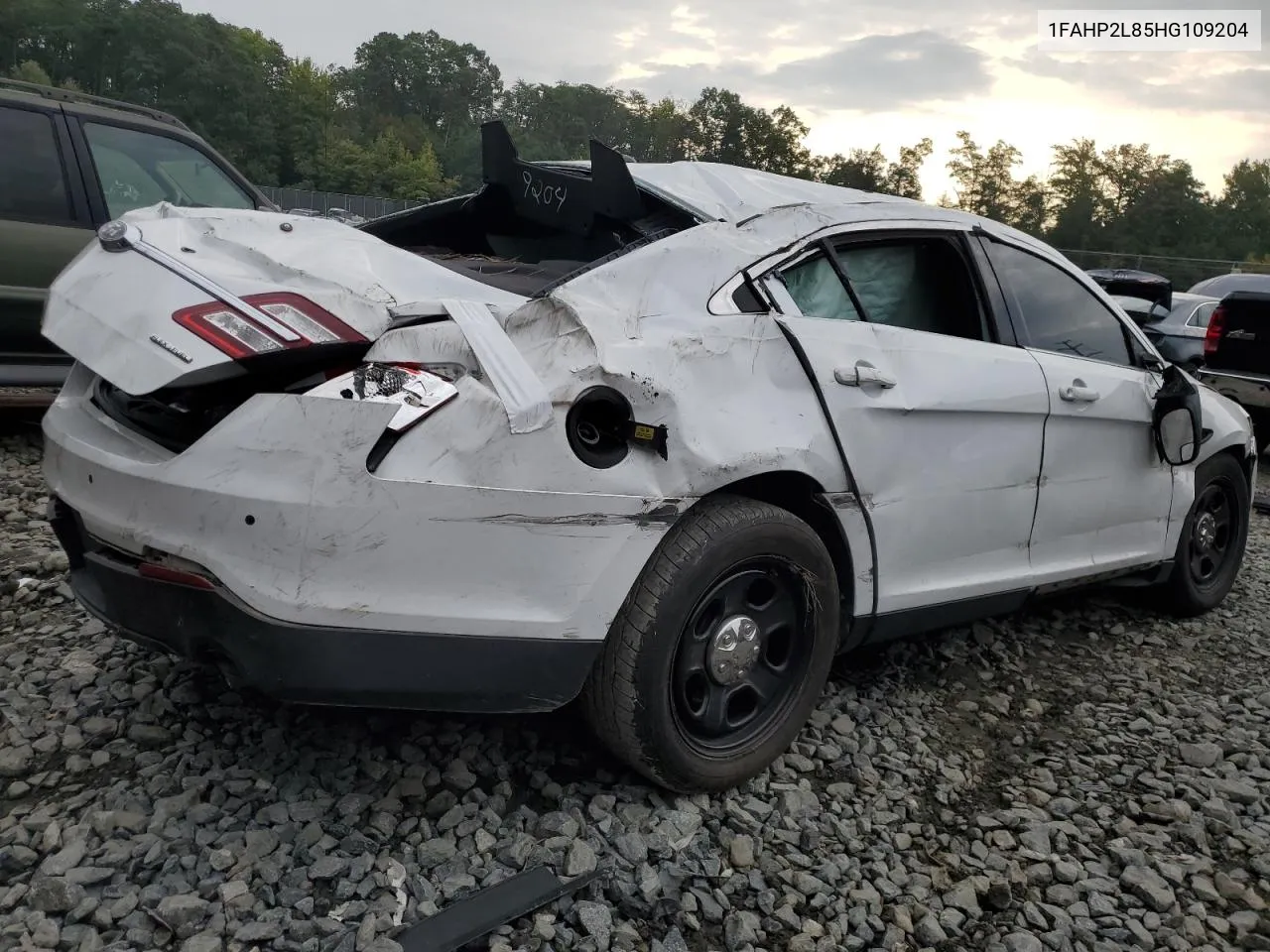 1FAHP2L85HG109204 2017 Ford Taurus Police Interceptor