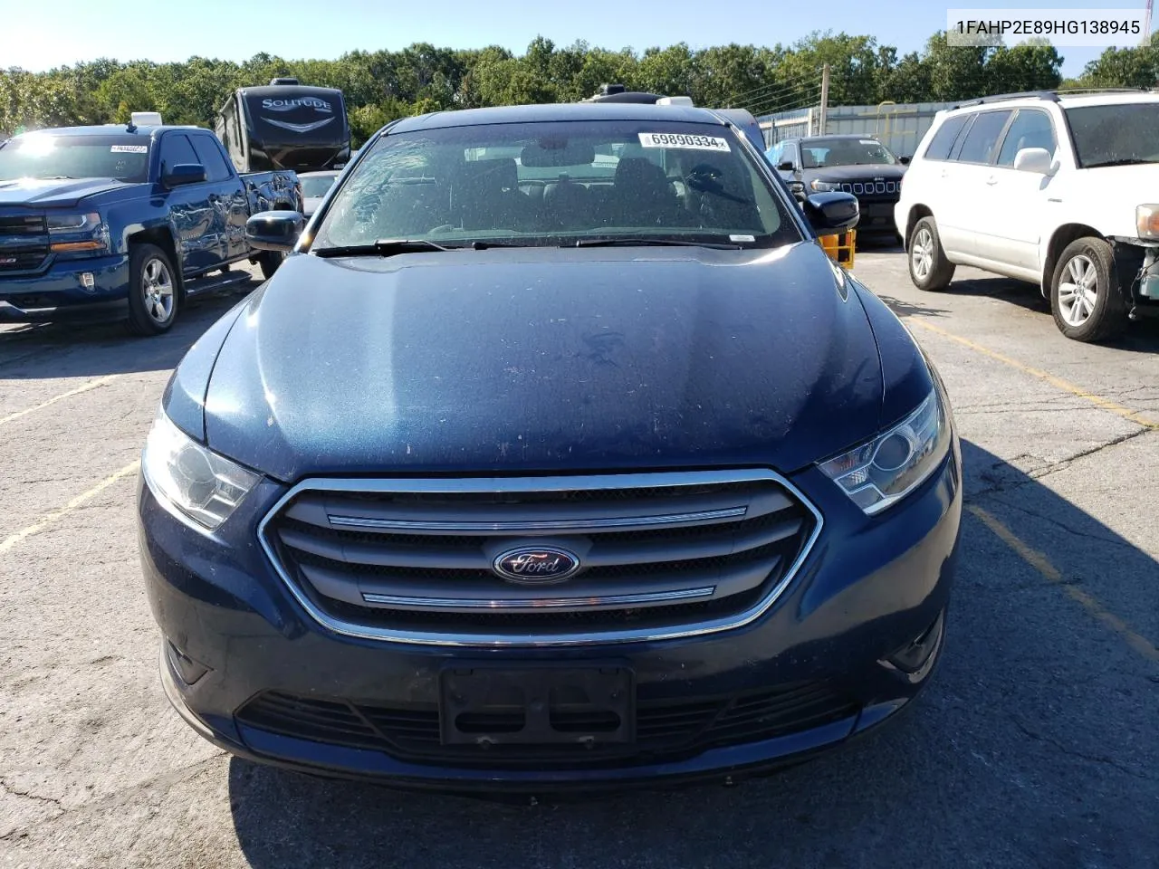 1FAHP2E89HG138945 2017 Ford Taurus Sel