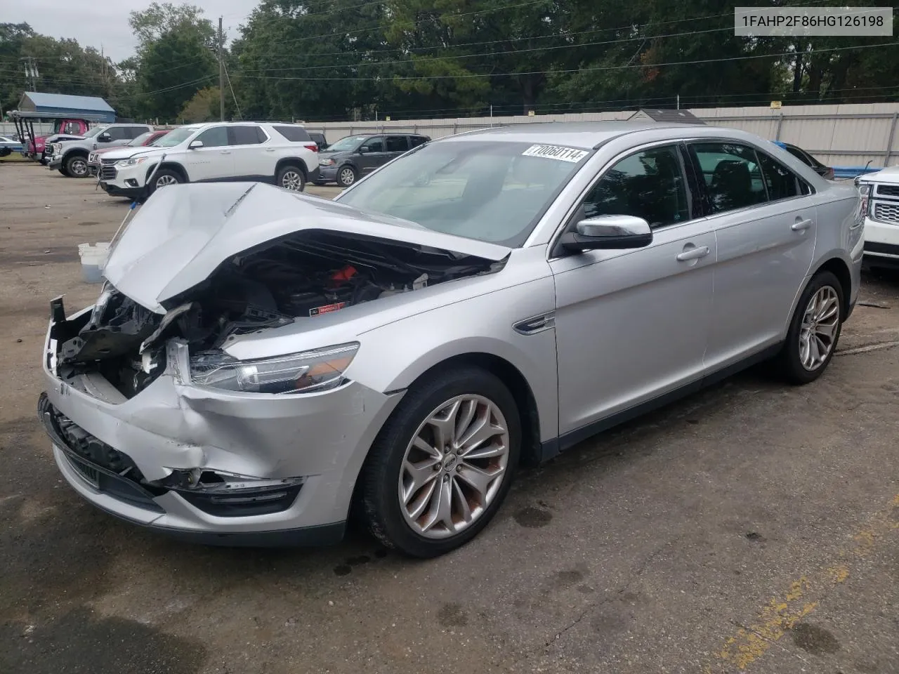 2017 Ford Taurus Limited VIN: 1FAHP2F86HG126198 Lot: 70060114