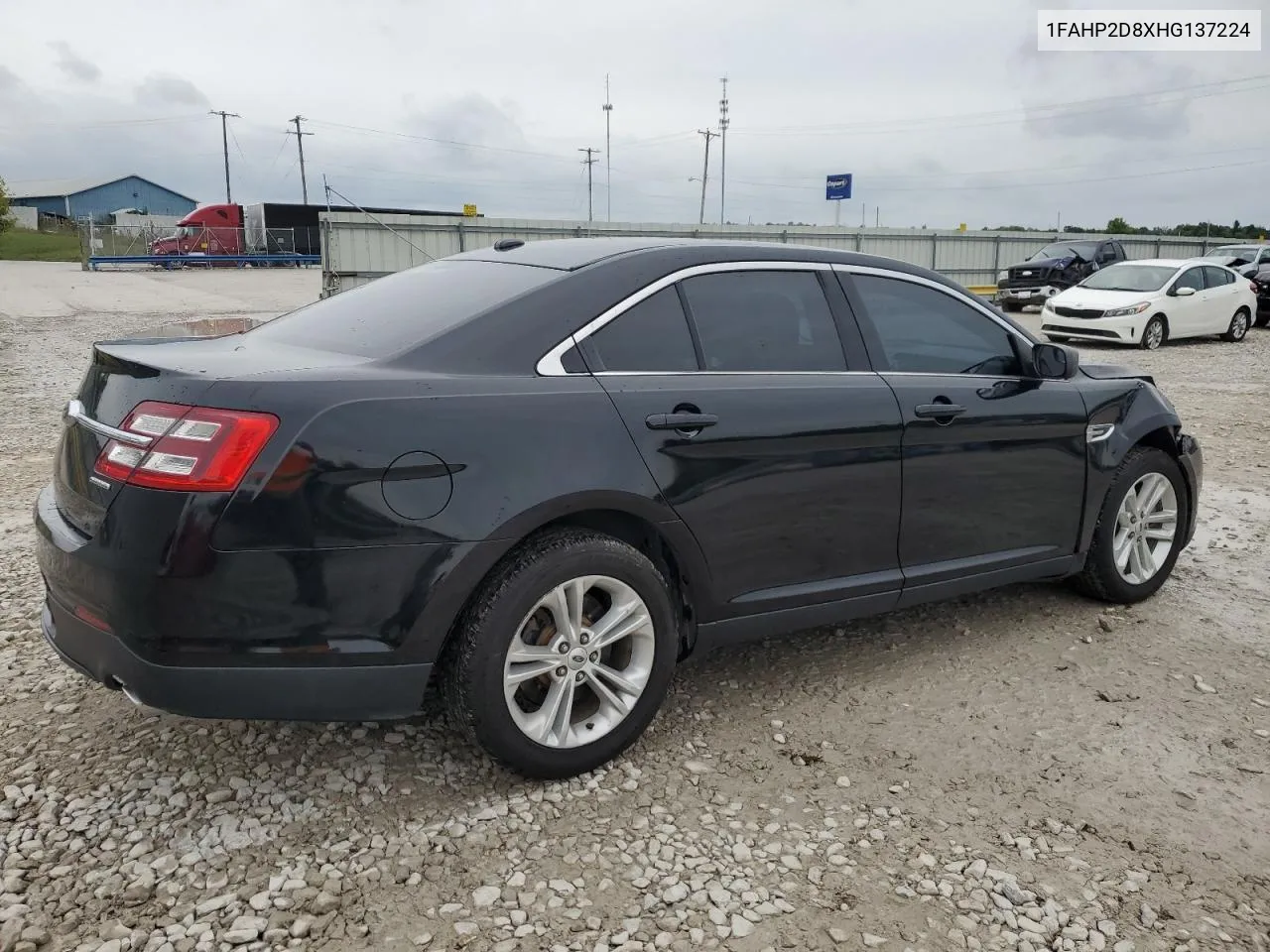 1FAHP2D8XHG137224 2017 Ford Taurus Se