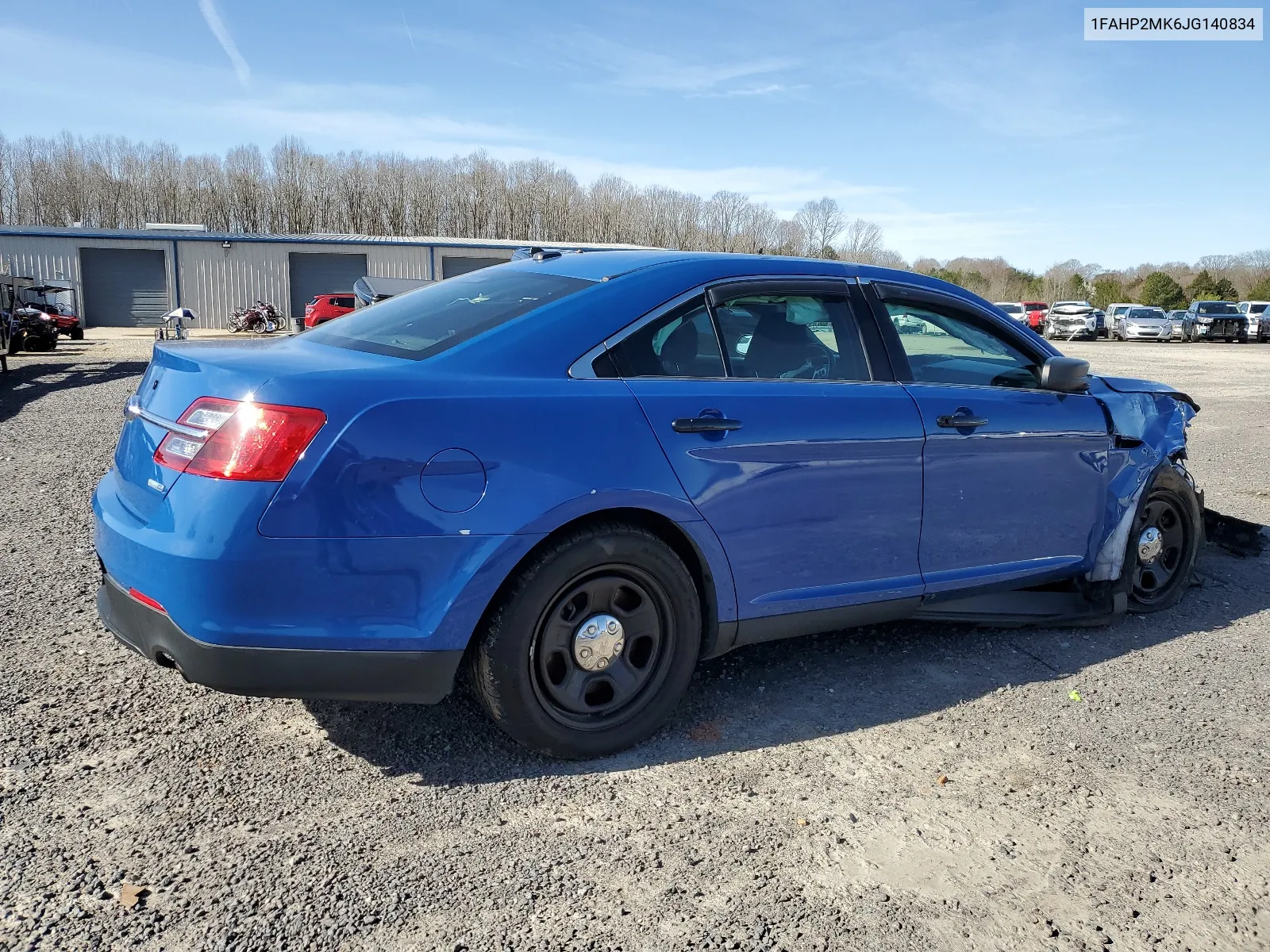 2018 Ford Taurus Police Interceptor VIN: 1FAHP2MK6JG140834 Lot: 44193884