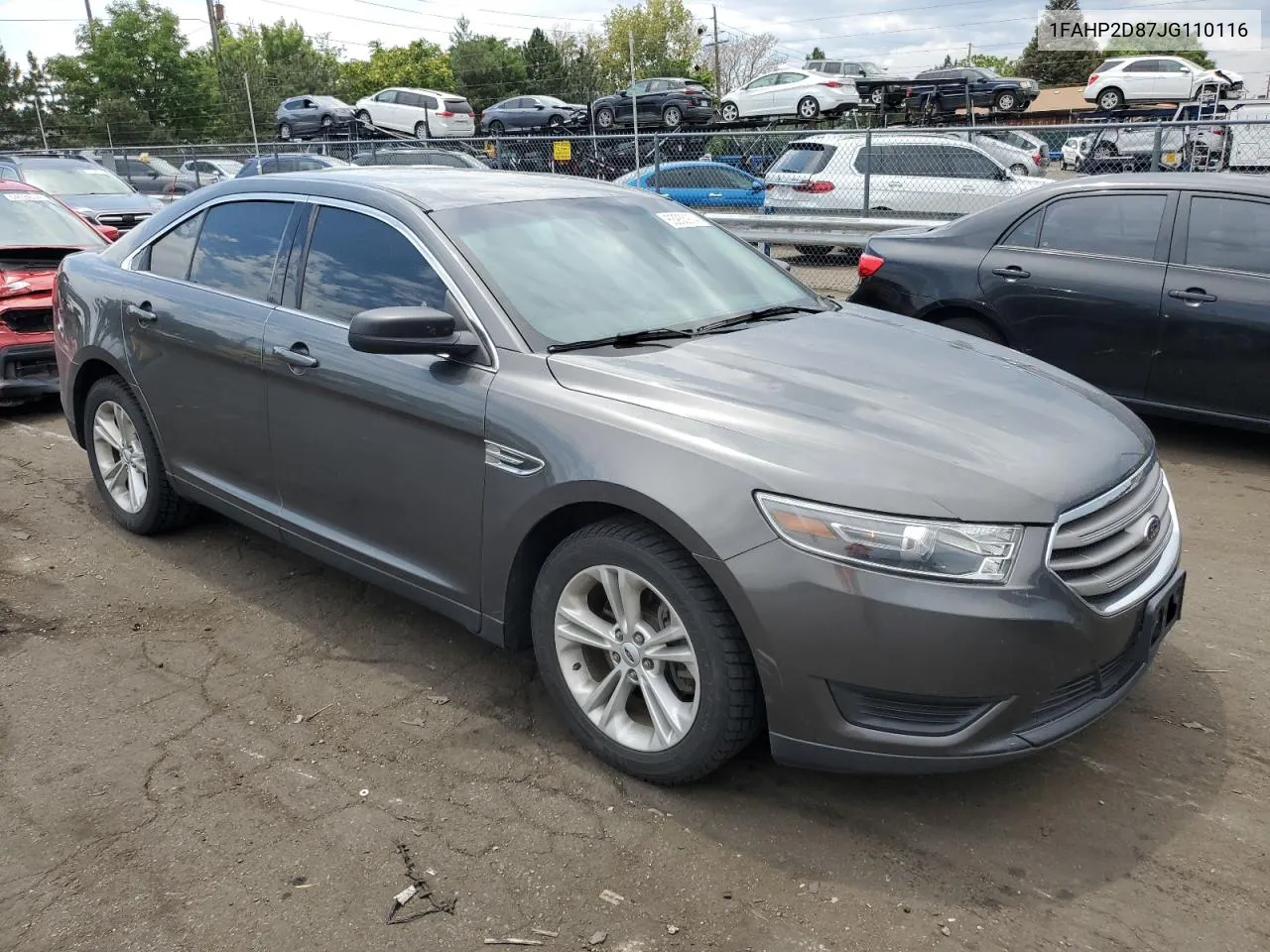 2018 Ford Taurus Se VIN: 1FAHP2D87JG110116 Lot: 63933974