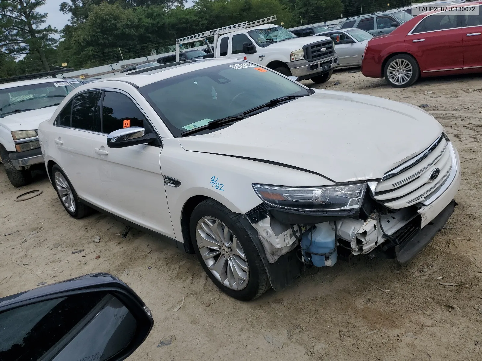 1FAHP2F87JG130072 2018 Ford Taurus Limited