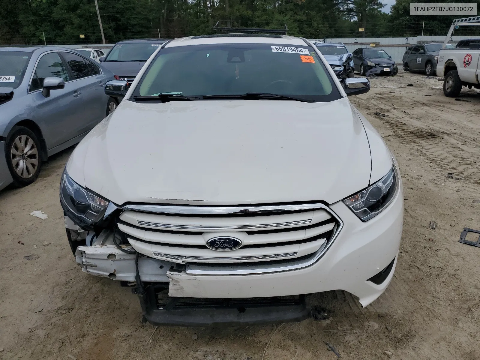 2018 Ford Taurus Limited VIN: 1FAHP2F87JG130072 Lot: 65019464