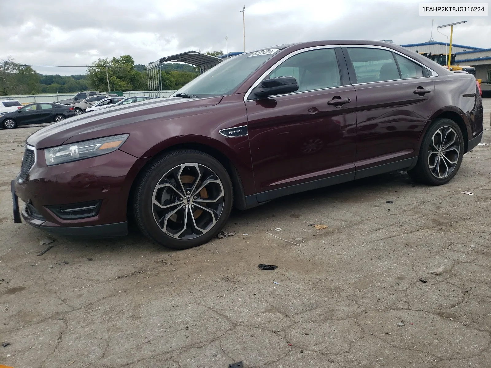 2018 Ford Taurus Sho VIN: 1FAHP2KT8JG116224 Lot: 67801234