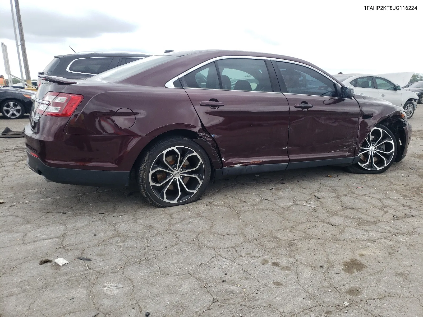 1FAHP2KT8JG116224 2018 Ford Taurus Sho