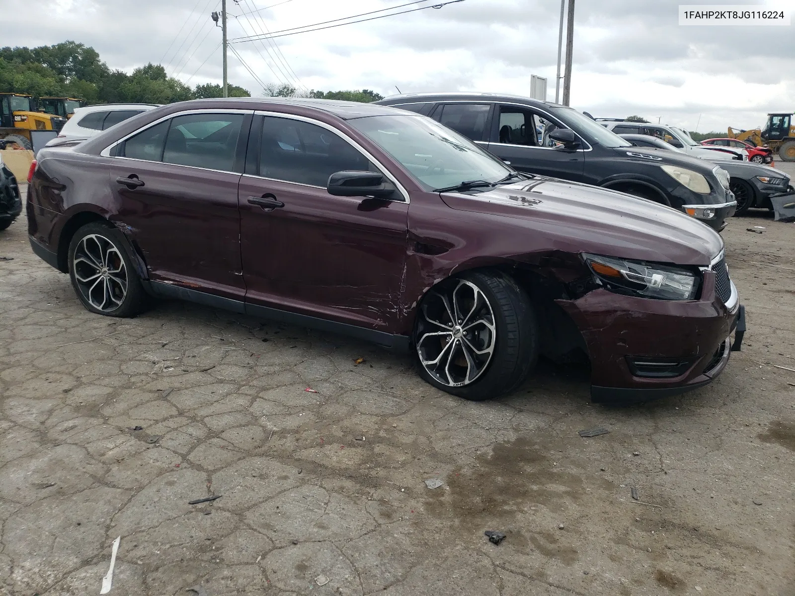 1FAHP2KT8JG116224 2018 Ford Taurus Sho