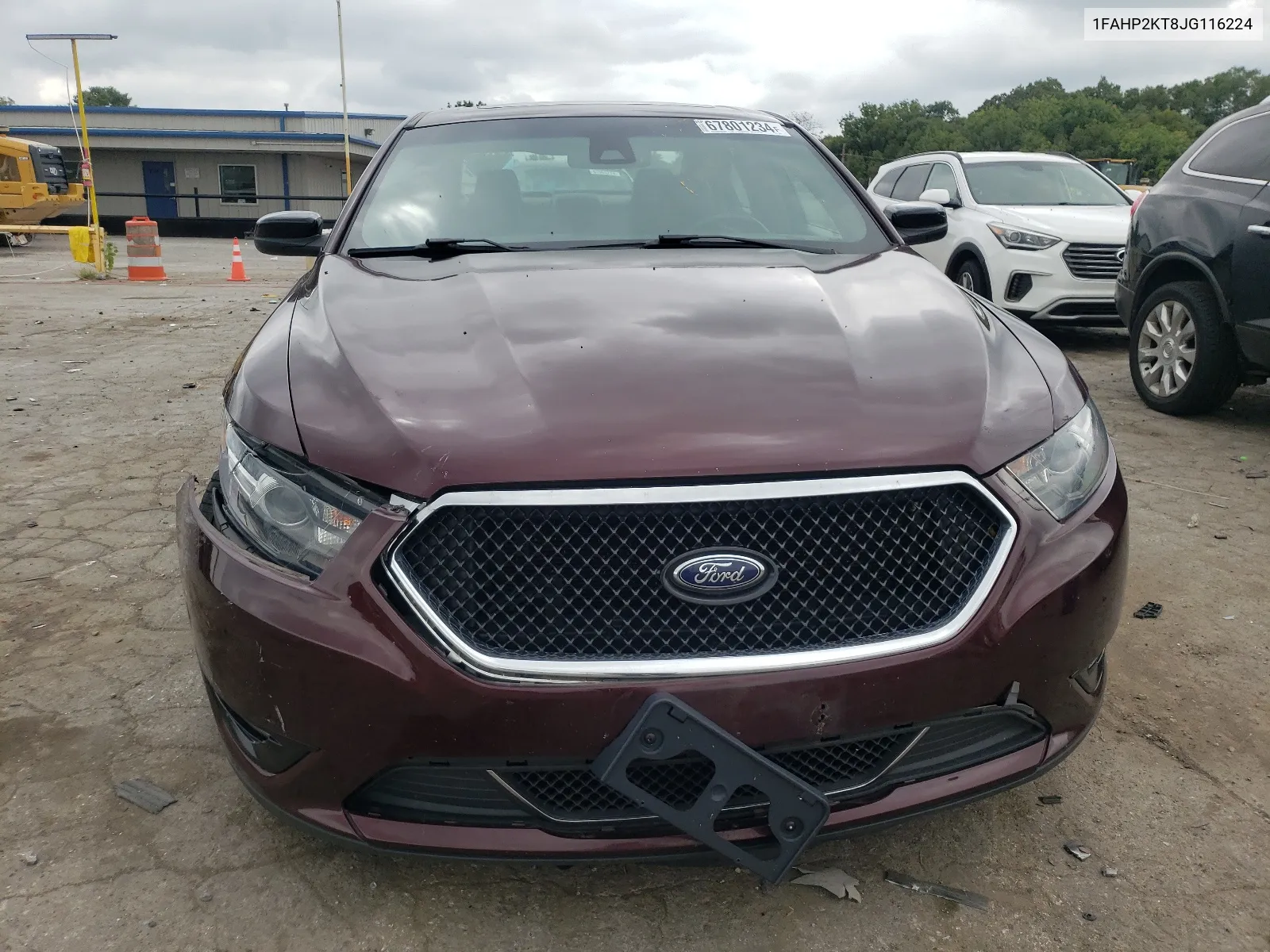 2018 Ford Taurus Sho VIN: 1FAHP2KT8JG116224 Lot: 67801234