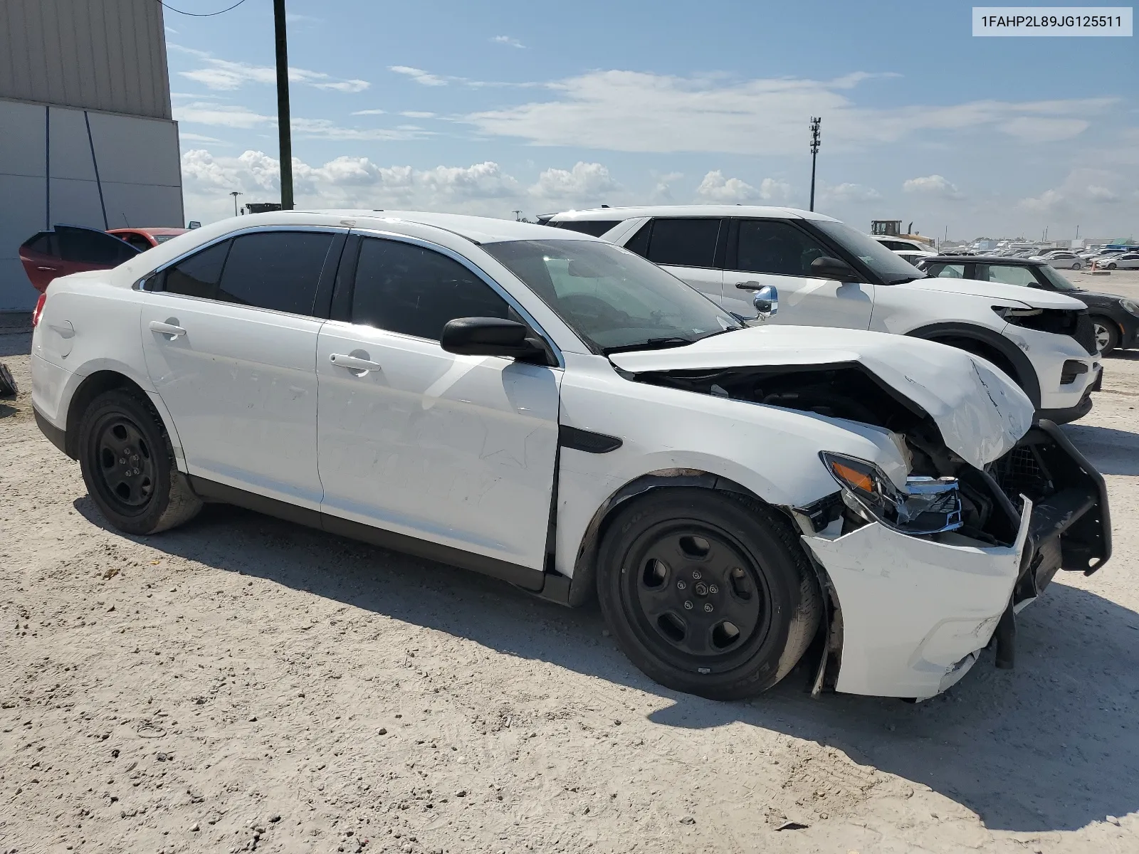 2018 Ford Taurus Police Interceptor VIN: 1FAHP2L89JG125511 Lot: 68254654