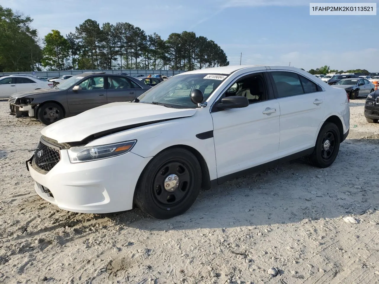 2019 Ford Taurus Police Interceptor VIN: 1FAHP2MK2KG113521 Lot: 50109084