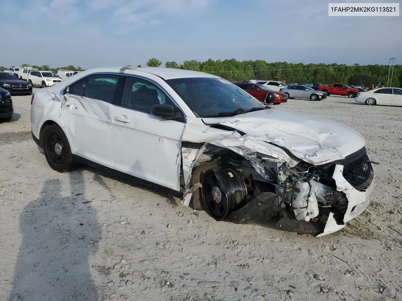 2019 Ford Taurus Police Interceptor VIN: 1FAHP2MK2KG113521 Lot: 50109084