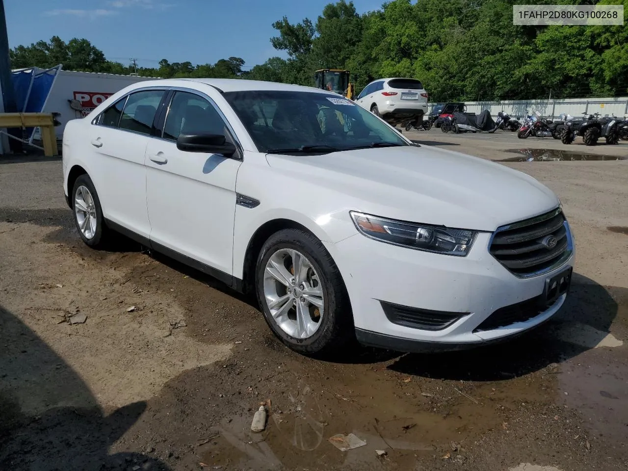 2019 Ford Taurus Se VIN: 1FAHP2D80KG100268 Lot: 53262714