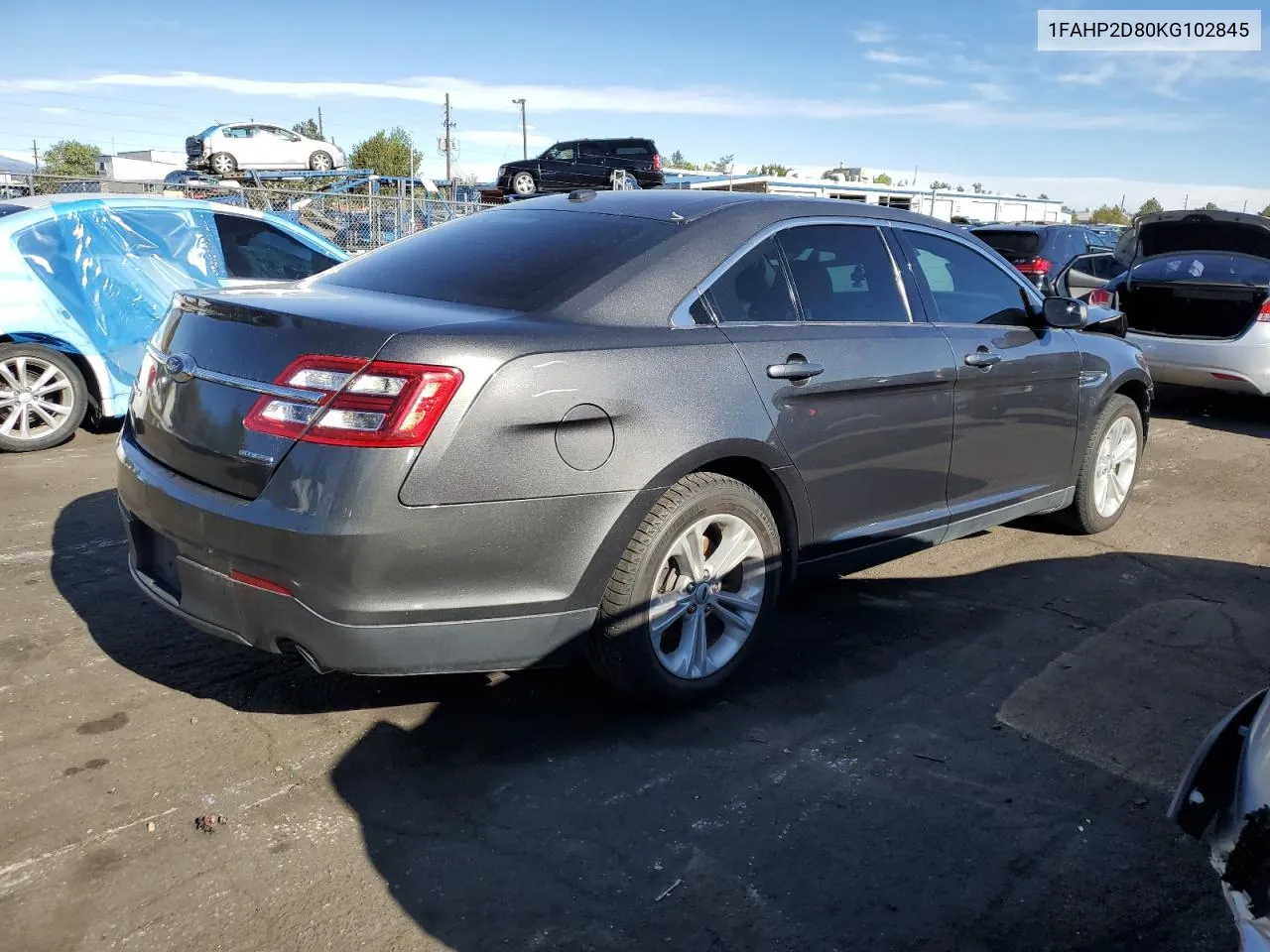 2019 Ford Taurus Se VIN: 1FAHP2D80KG102845 Lot: 53648374