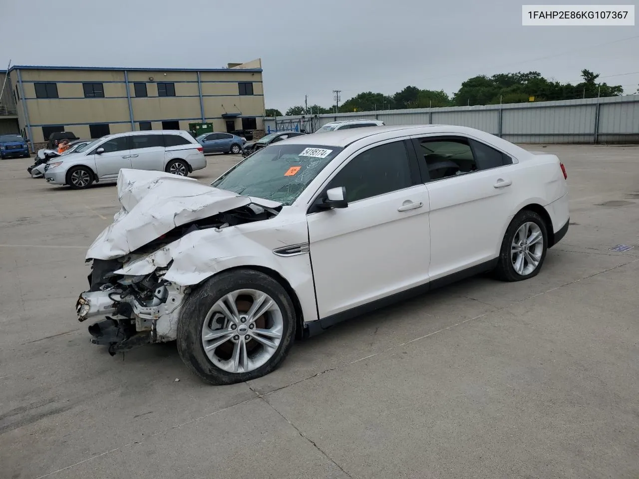 2019 Ford Taurus Sel VIN: 1FAHP2E86KG107367 Lot: 54195174