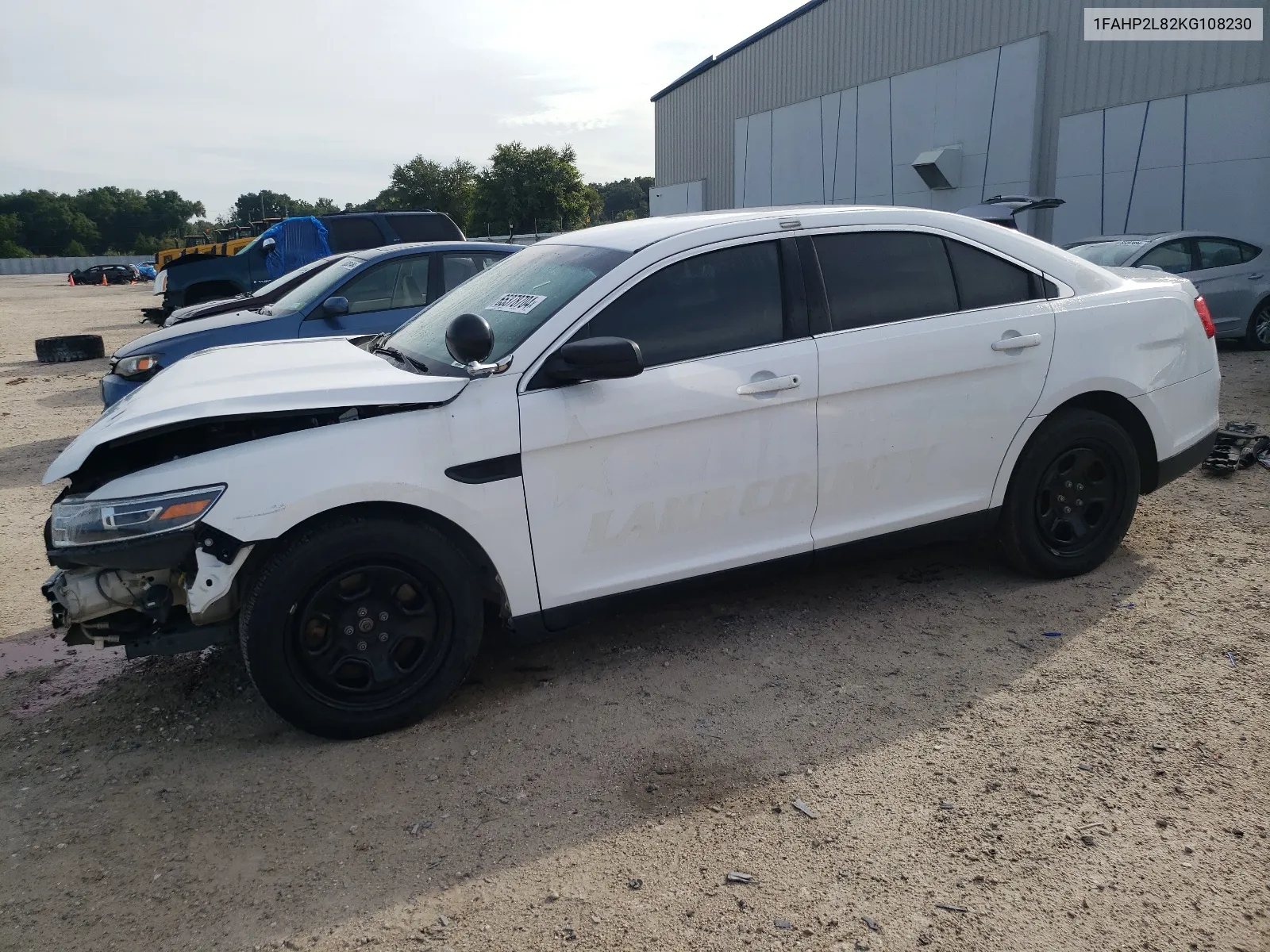 2019 Ford Taurus Police Interceptor VIN: 1FAHP2L82KG108230 Lot: 65378704