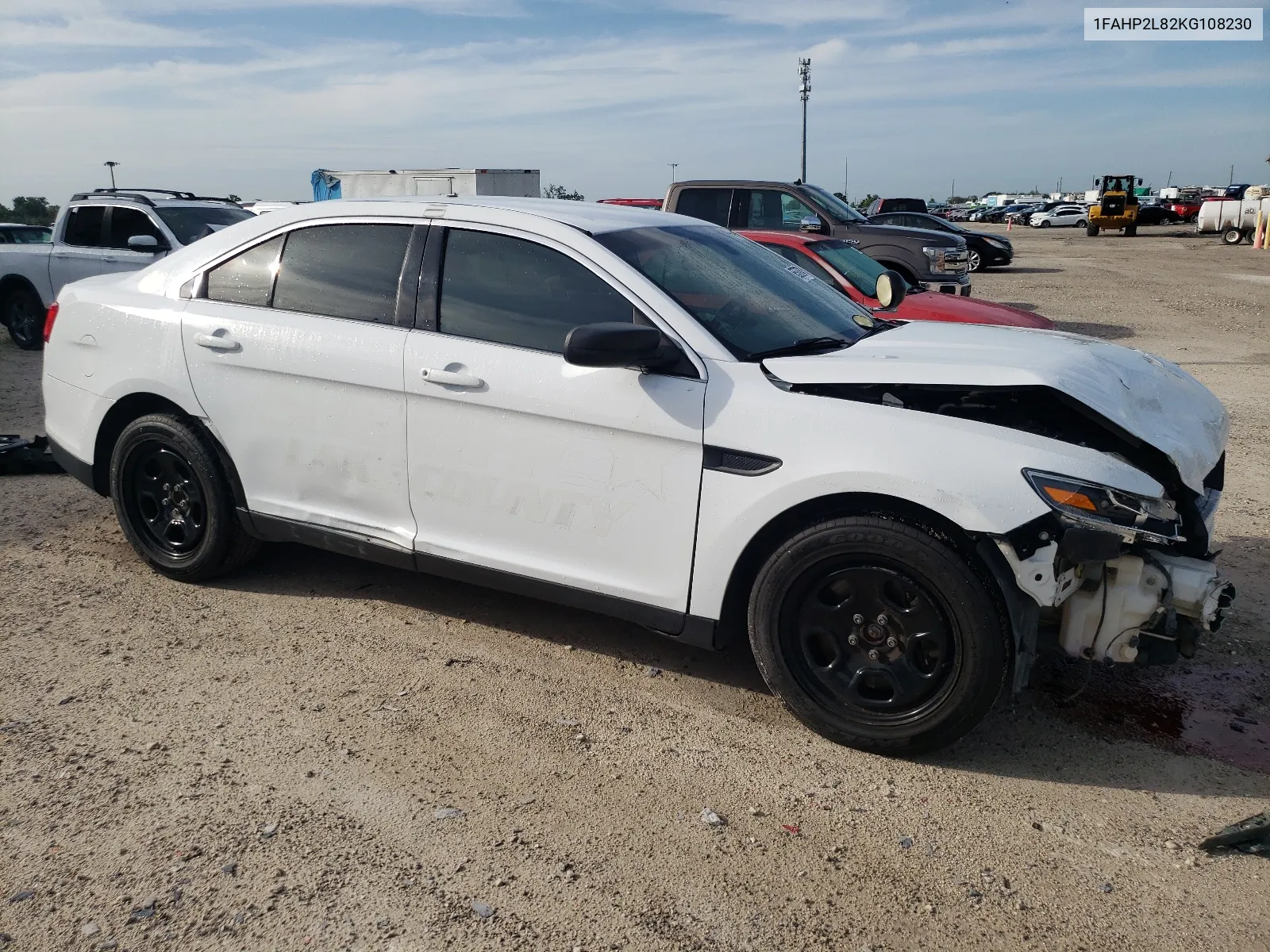 2019 Ford Taurus Police Interceptor VIN: 1FAHP2L82KG108230 Lot: 65378704