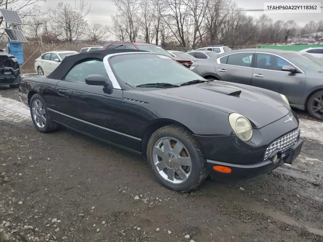 1FAHP60A22Y118362 2002 Ford Thunderbird