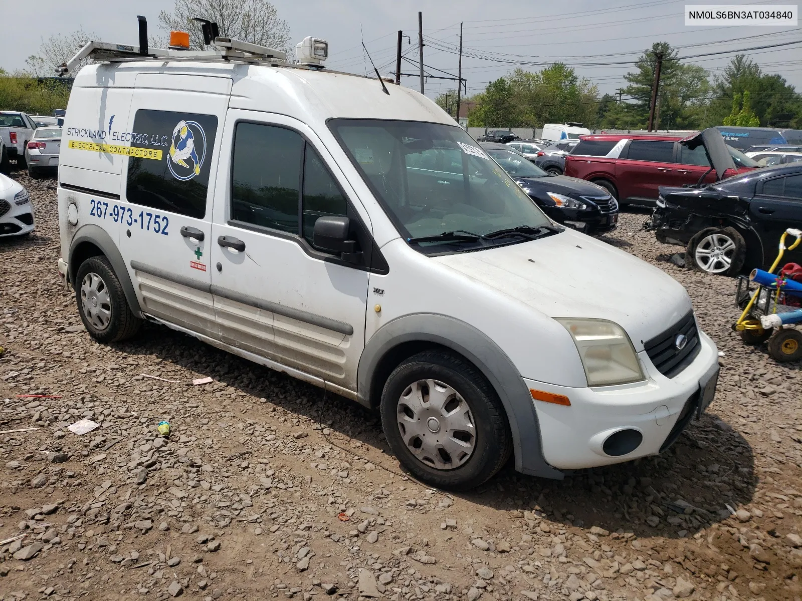 2010 Ford Transit Connect Xlt VIN: NM0LS6BN3AT034840 Lot: 51521114