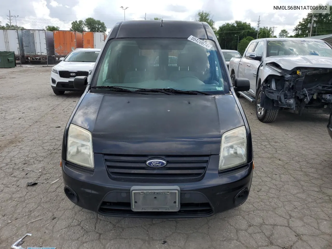 2010 Ford Transit Connect Xlt VIN: NM0LS6BN1AT008902 Lot: 55426674