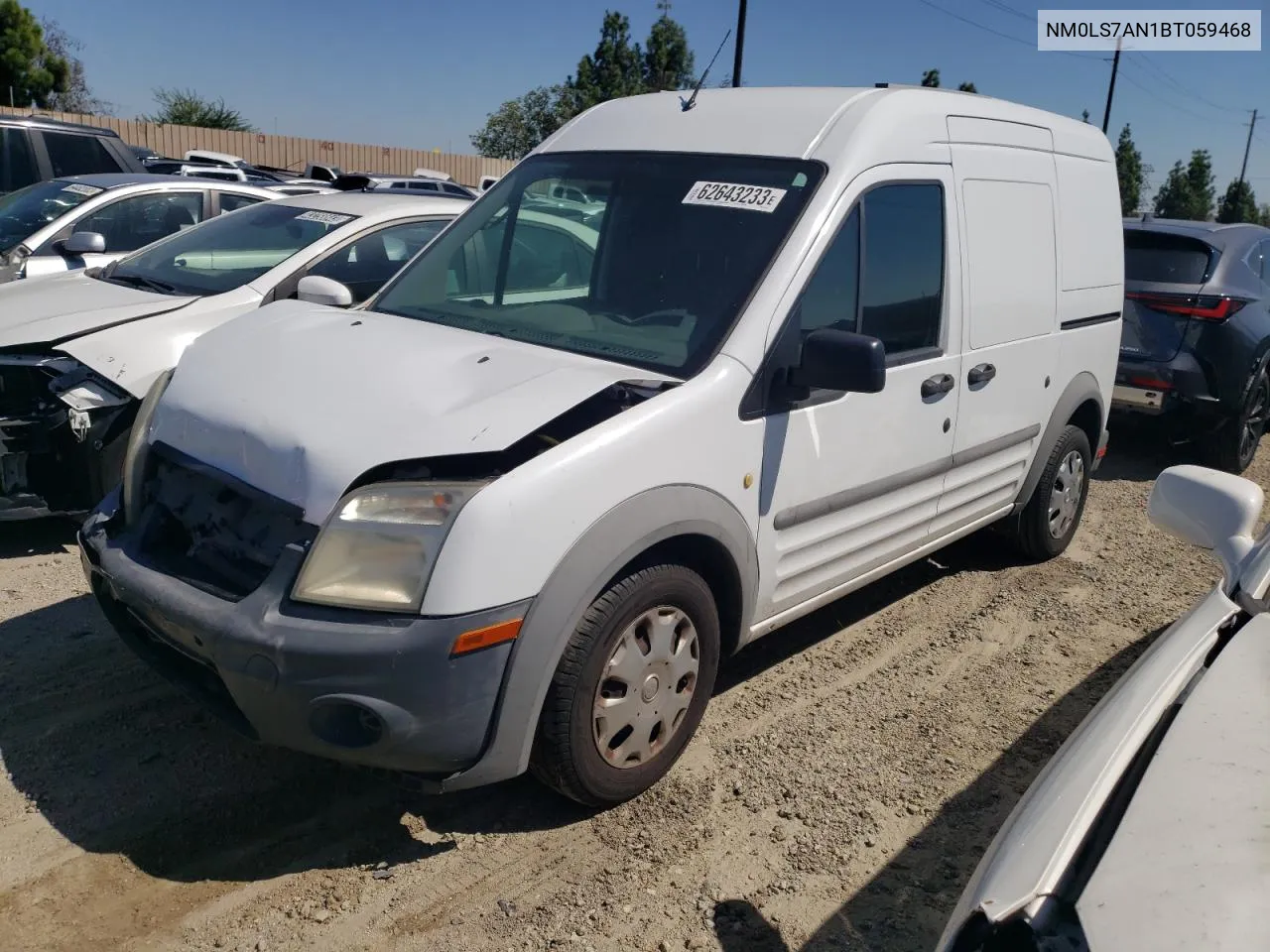 2011 Ford Transit Connect Xl VIN: NM0LS7AN1BT059468 Lot: 62643233