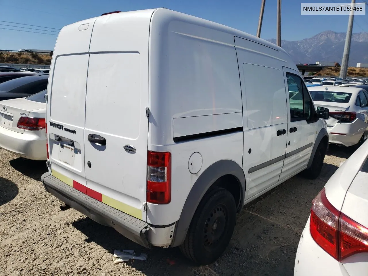 2011 Ford Transit Connect Xl VIN: NM0LS7AN1BT059468 Lot: 62643233