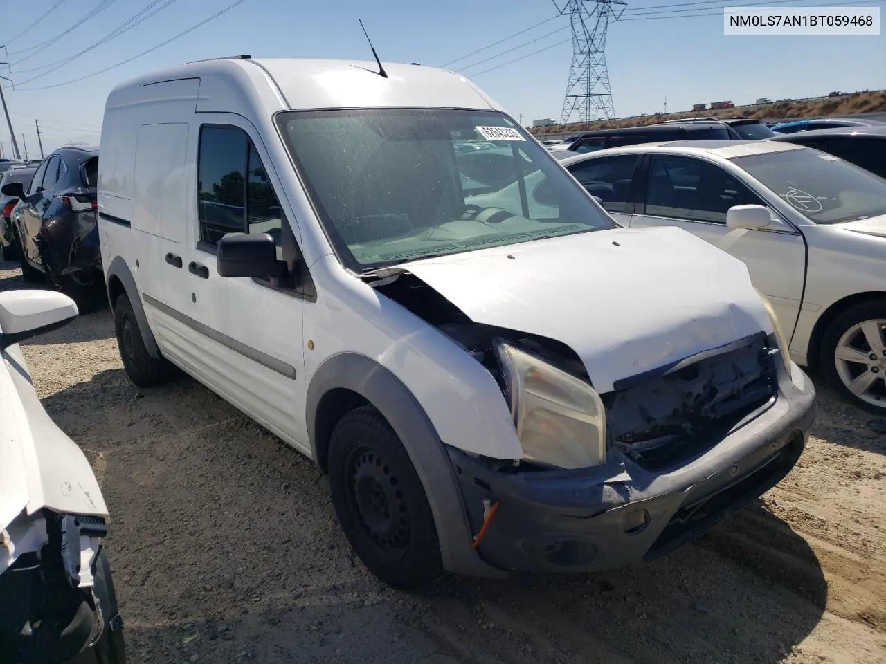 2011 Ford Transit Connect Xl VIN: NM0LS7AN1BT059468 Lot: 62643233