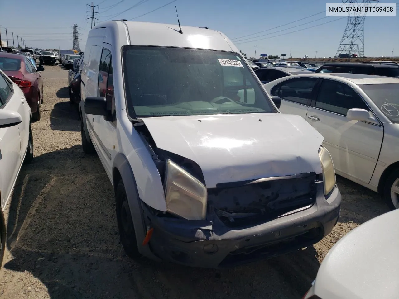 2011 Ford Transit Connect Xl VIN: NM0LS7AN1BT059468 Lot: 62643233