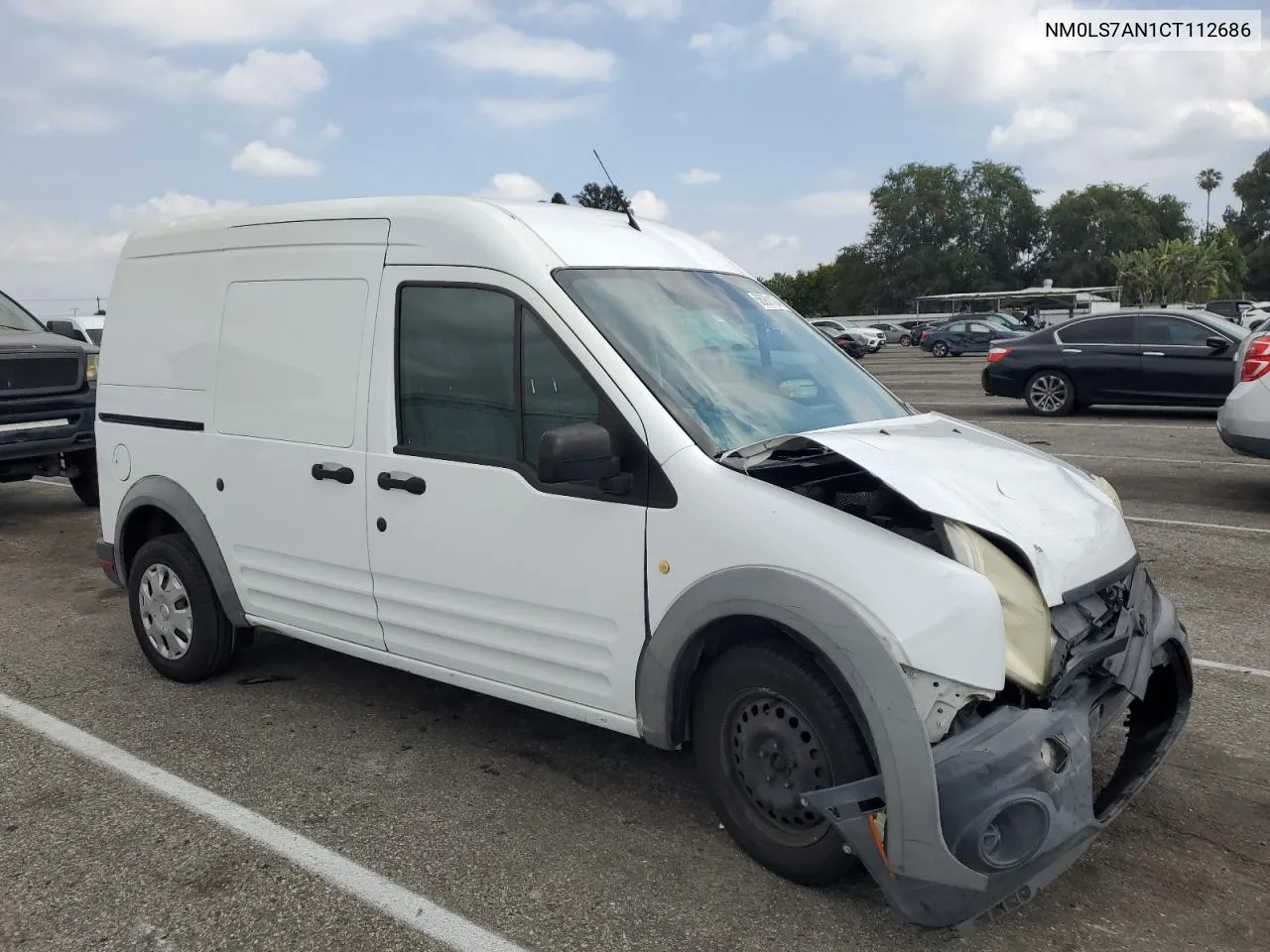 2012 Ford Transit Connect Xl VIN: NM0LS7AN1CT112686 Lot: 55261124