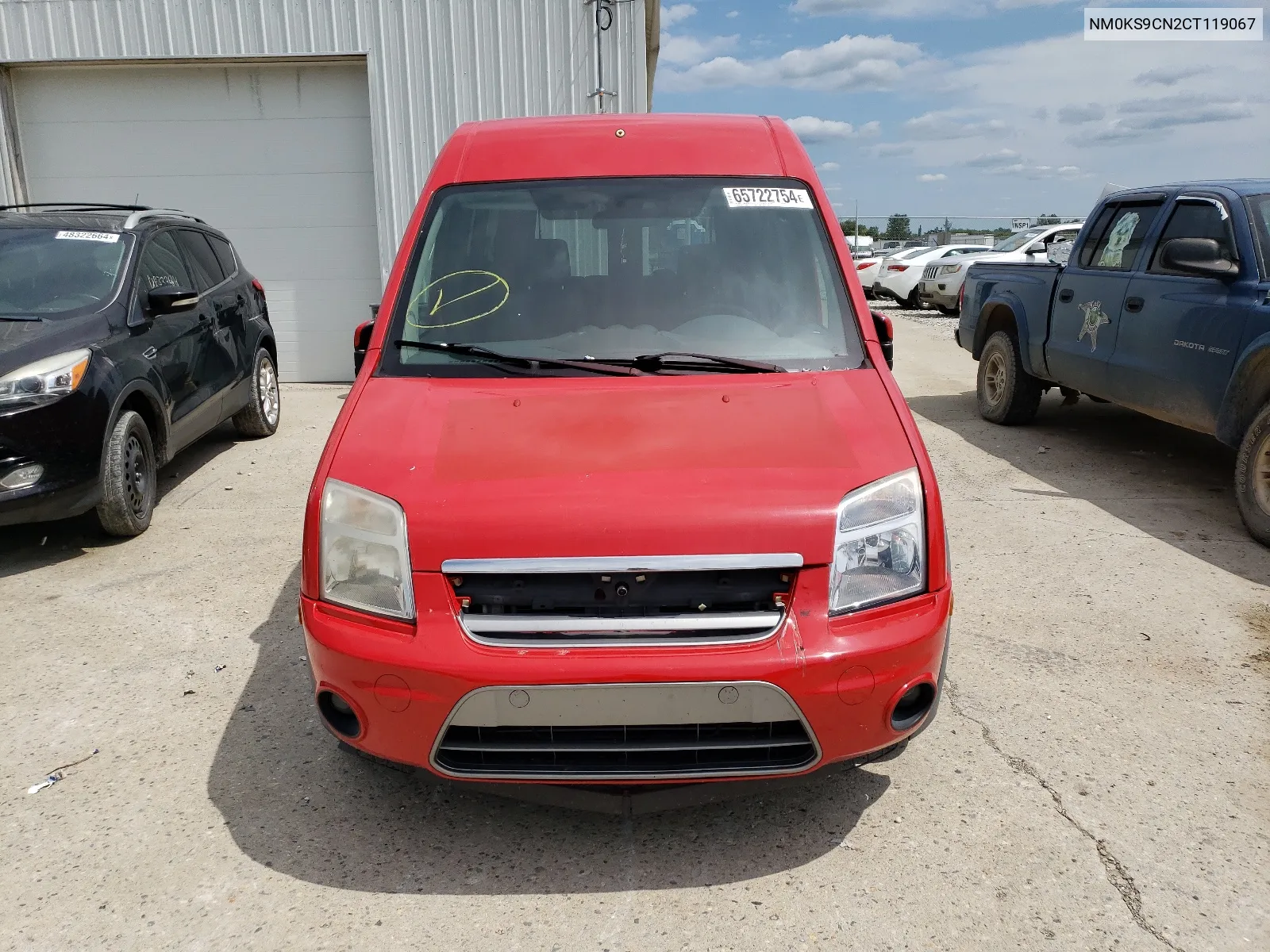 2012 Ford Transit Connect Xlt Premium VIN: NM0KS9CN2CT119067 Lot: 65722754