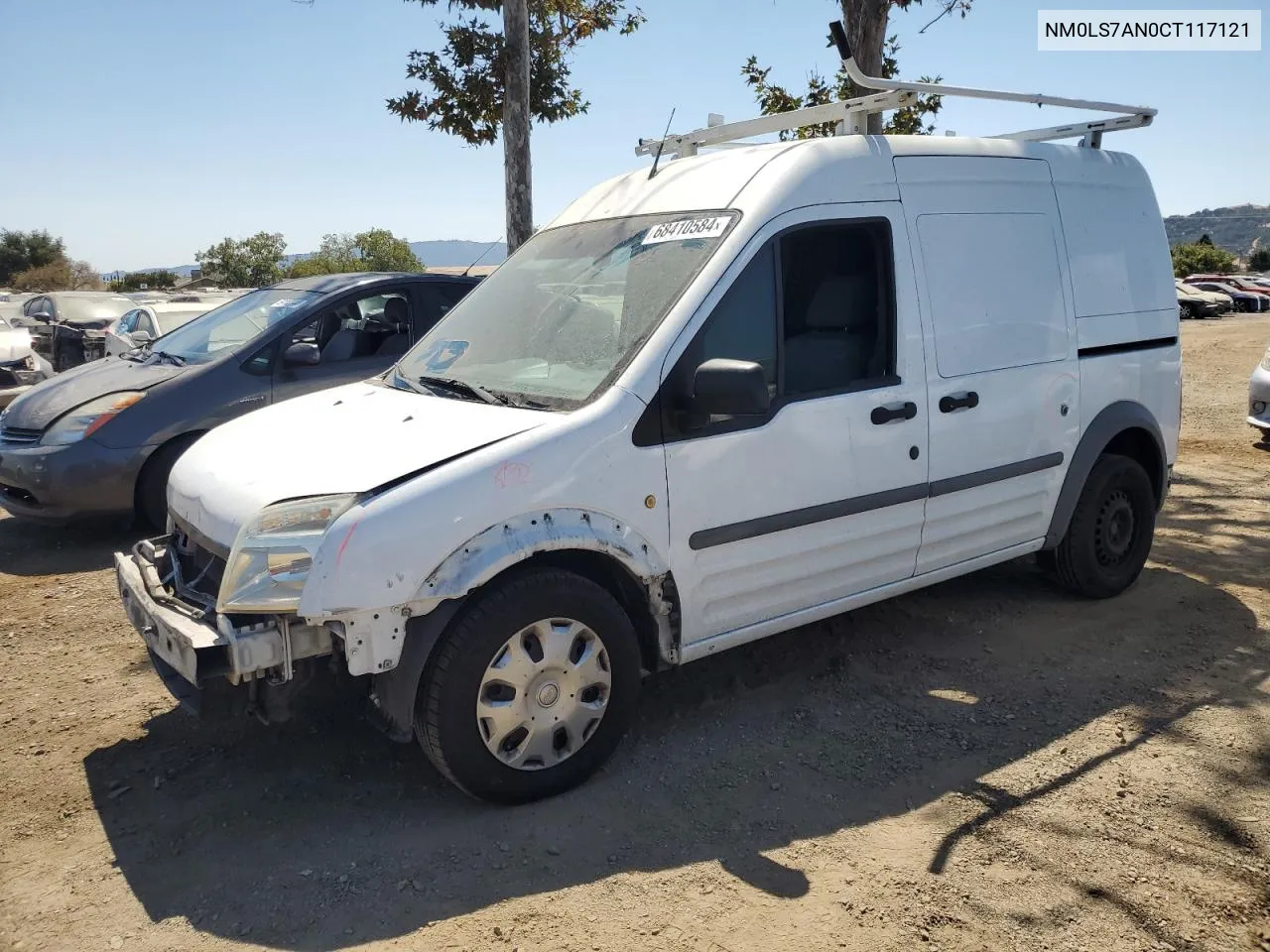 2012 Ford Transit Connect Xl VIN: NM0LS7AN0CT117121 Lot: 68410584