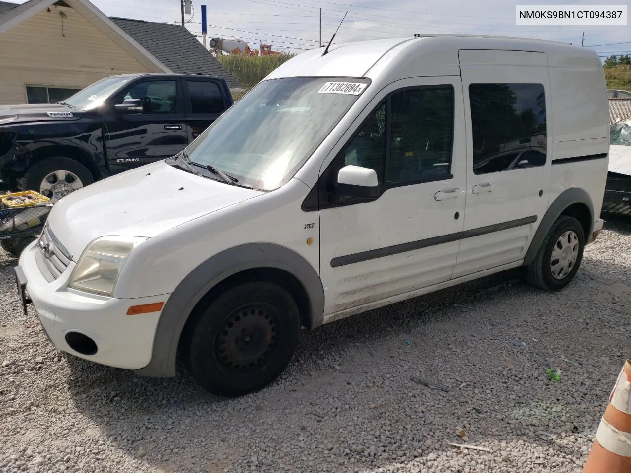 2012 Ford Transit Connect Xlt VIN: NM0KS9BN1CT094387 Lot: 71382884