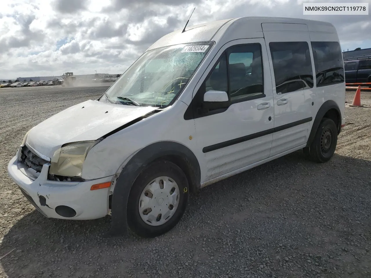 2012 Ford Transit Connect Xlt Premium VIN: NM0KS9CN2CT119778 Lot: 71829564