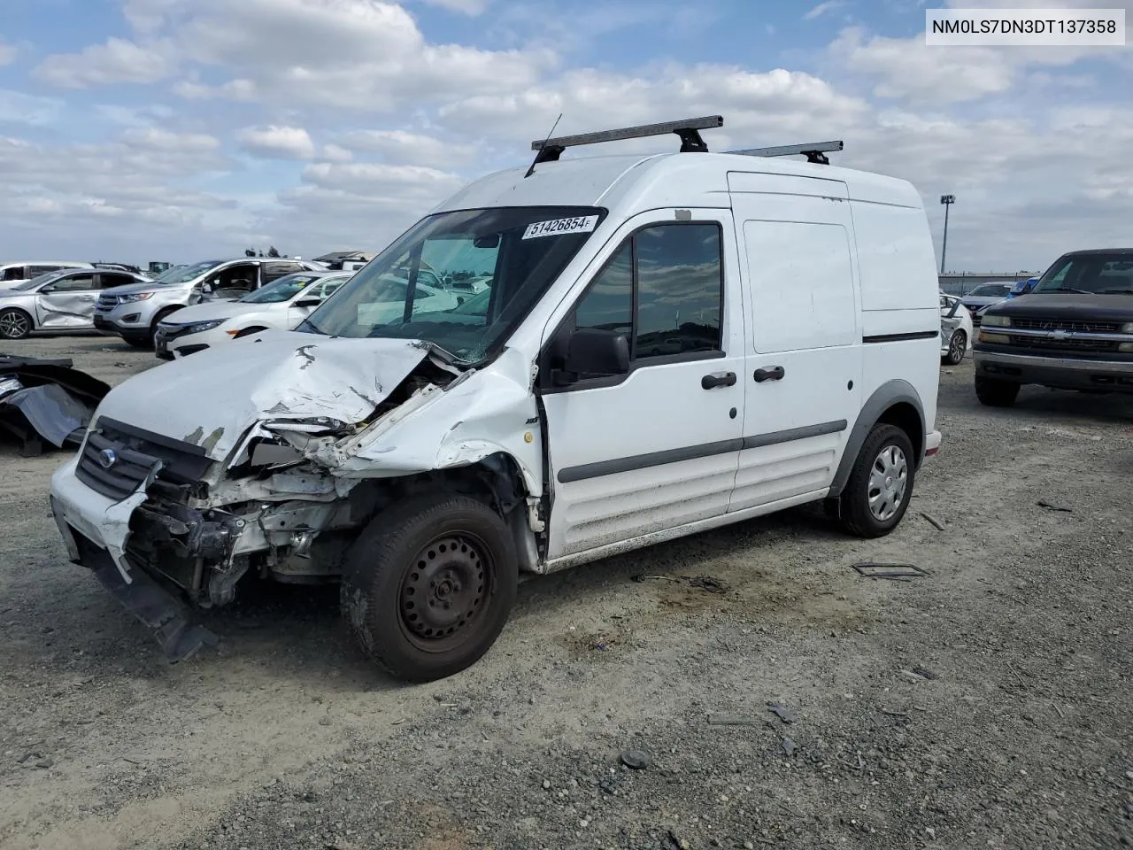 2013 Ford Transit Connect Xlt VIN: NM0LS7DN3DT137358 Lot: 51426854