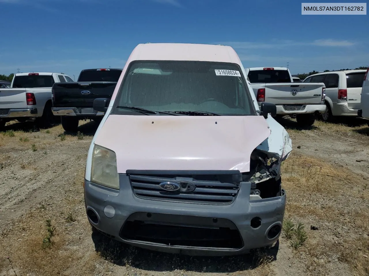 2013 Ford Transit Connect Xl VIN: NM0LS7AN3DT162782 Lot: 51658034