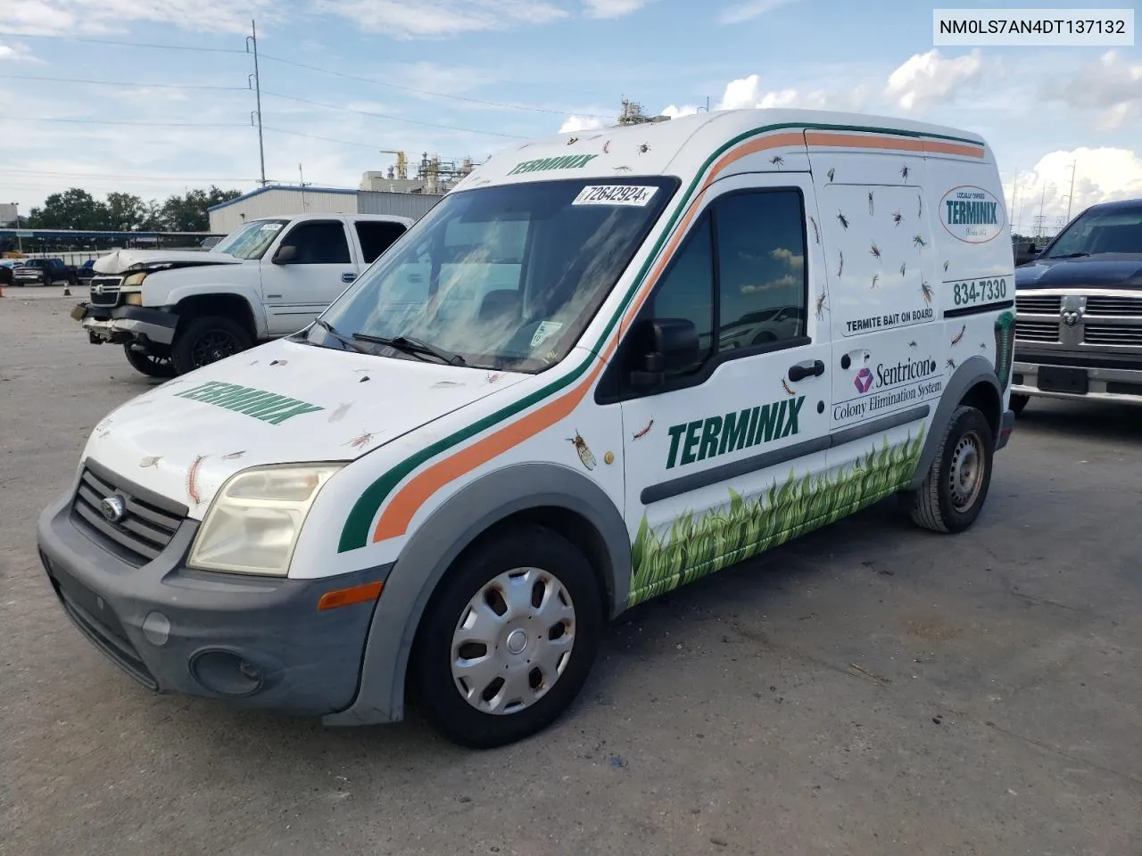 2013 Ford Transit Connect Xl VIN: NM0LS7AN4DT137132 Lot: 72642924