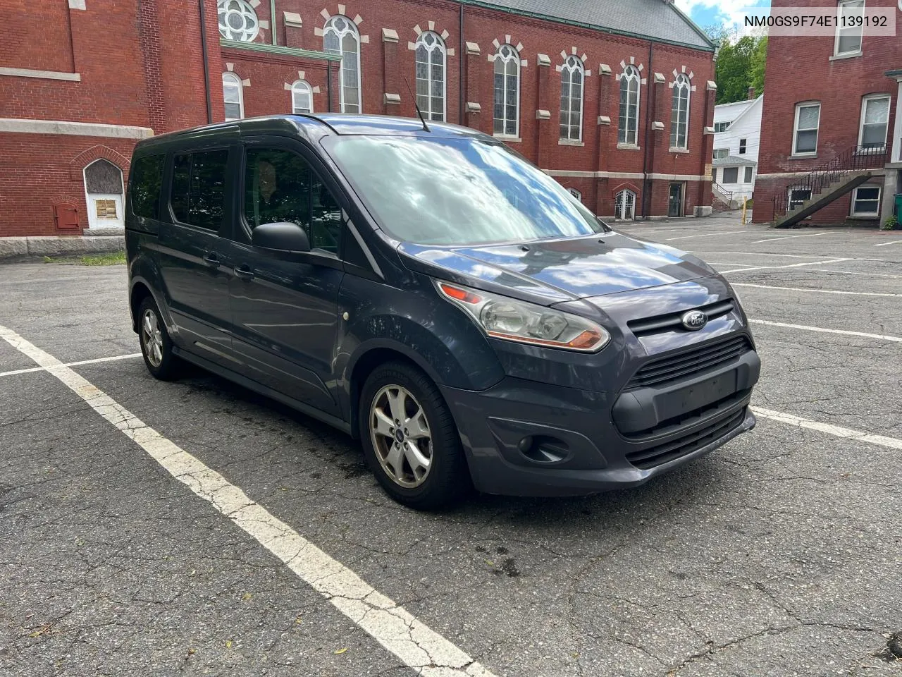 2014 Ford Transit Connect Xlt VIN: NM0GS9F74E1139192 Lot: 61352684