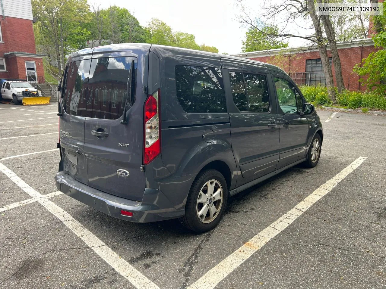 2014 Ford Transit Connect Xlt VIN: NM0GS9F74E1139192 Lot: 61352684