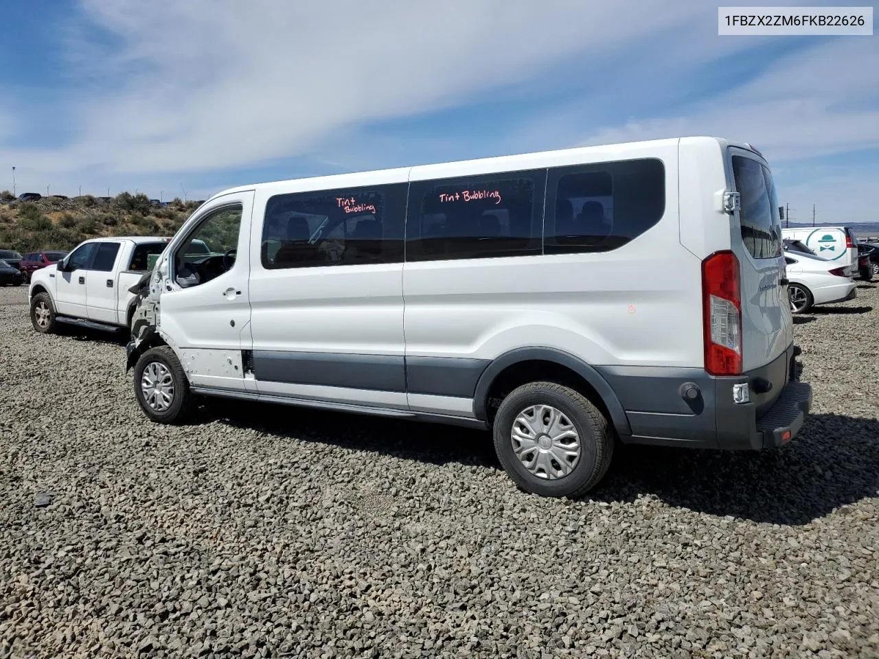 2015 Ford Transit T-350 VIN: 1FBZX2ZM6FKB22626 Lot: 51215434