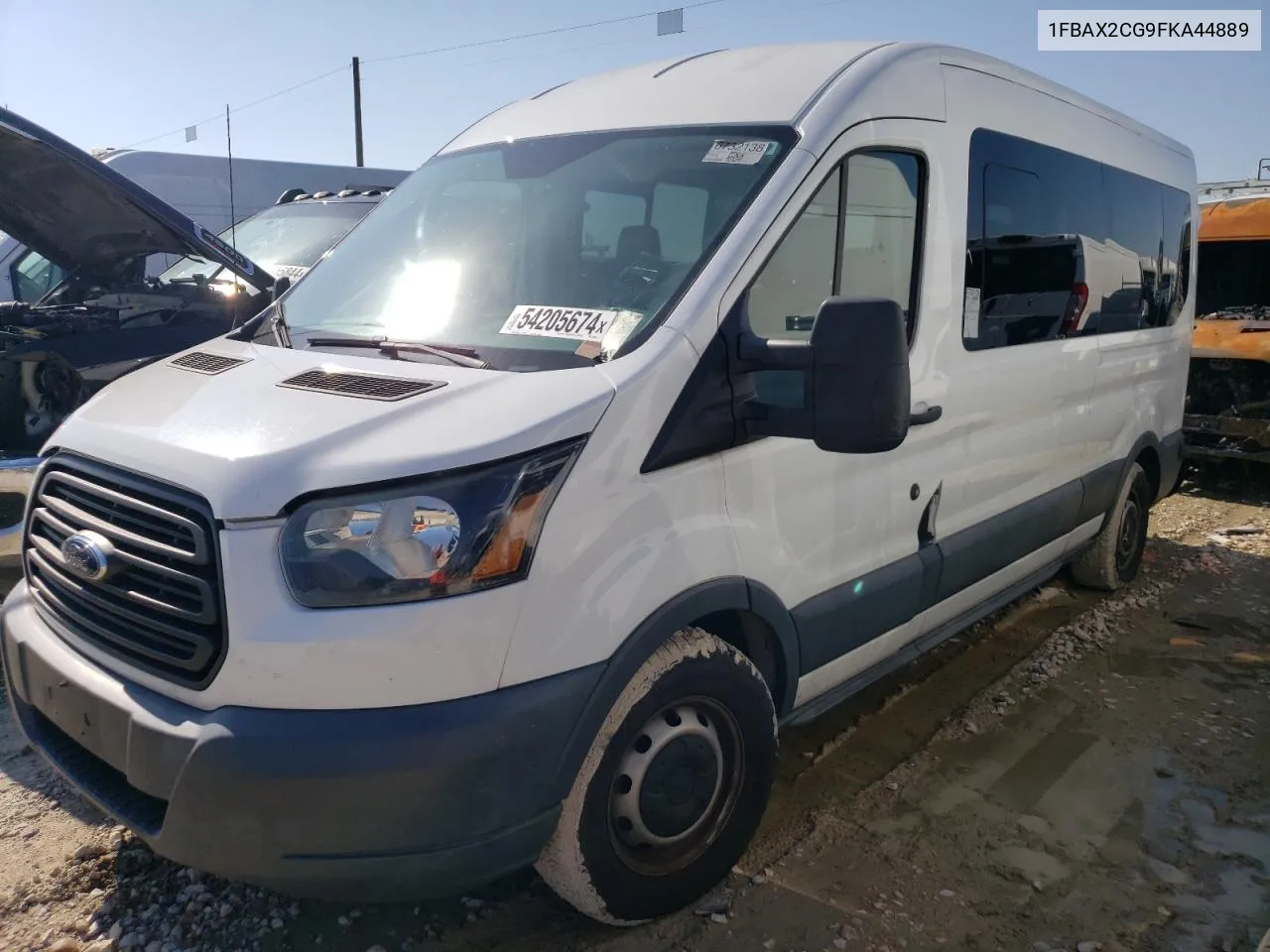 2015 Ford Transit T-350 VIN: 1FBAX2CG9FKA44889 Lot: 54205674