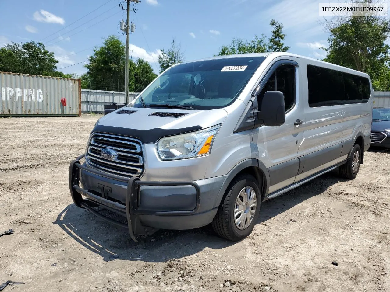 2015 Ford Transit T-350 VIN: 1FBZX2ZM0FKB09967 Lot: 54807224