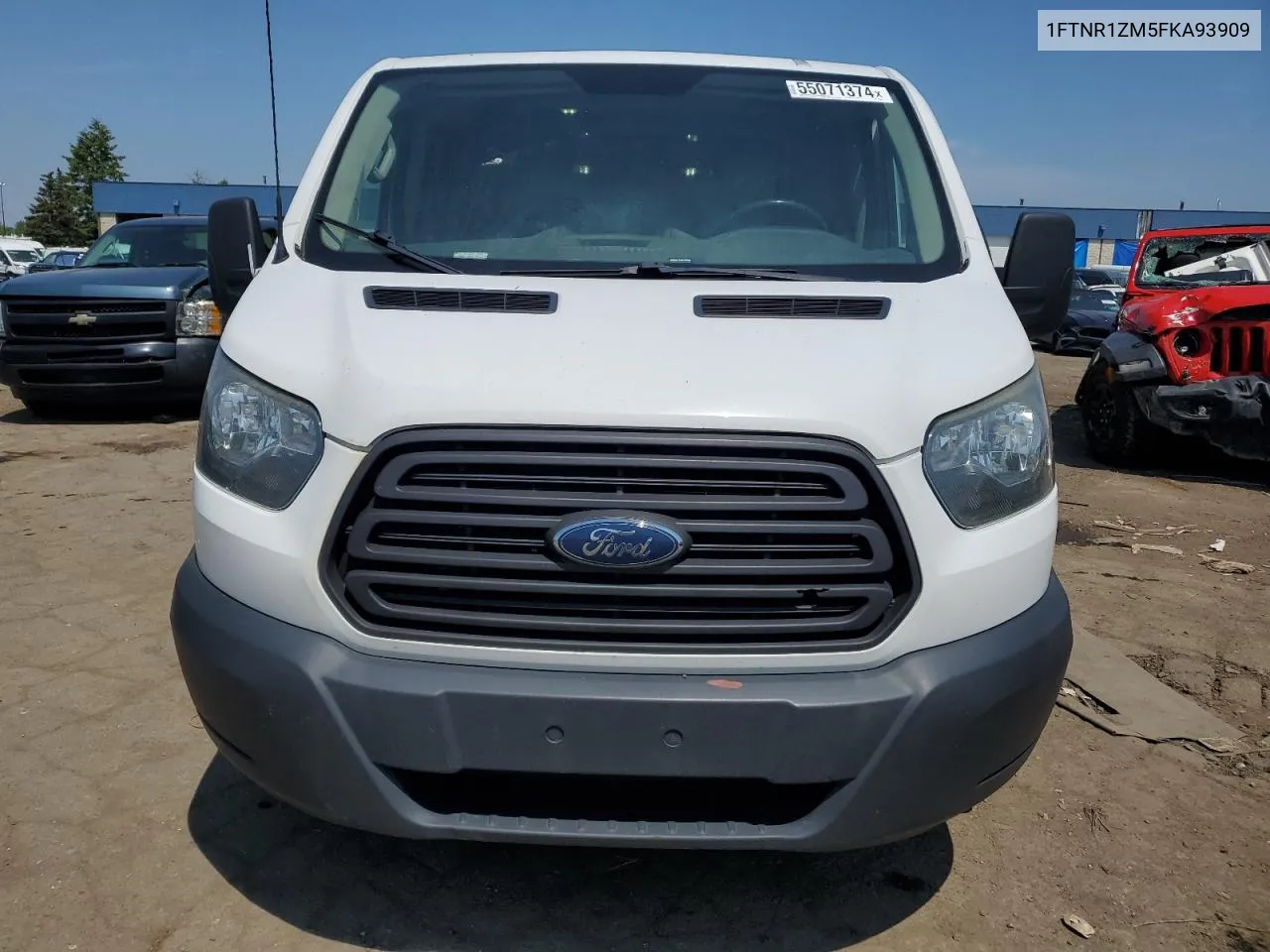 2015 Ford Transit T-250 VIN: 1FTNR1ZM5FKA93909 Lot: 55071374