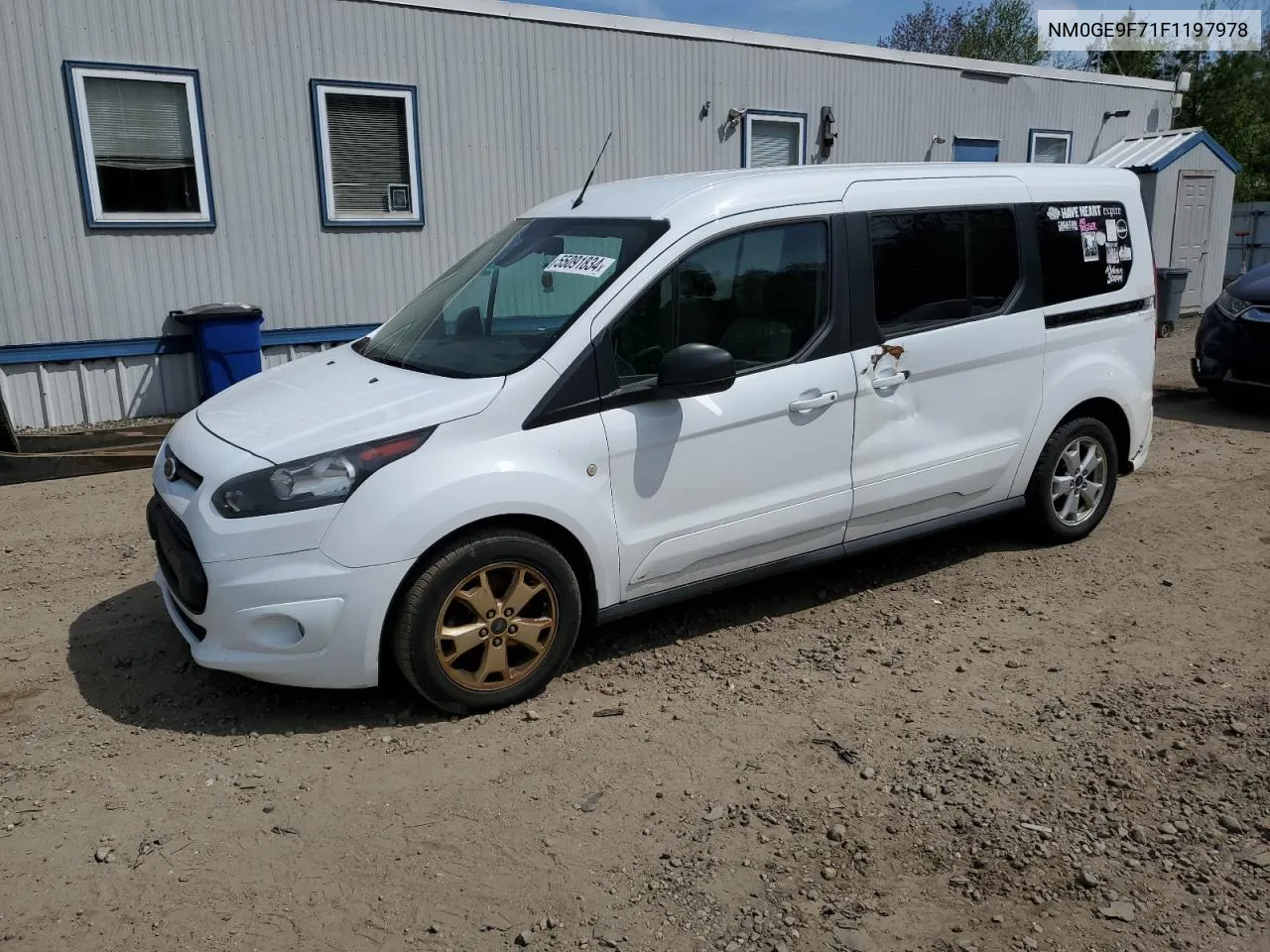 2015 Ford Transit Connect Xlt VIN: NM0GE9F71F1197978 Lot: 55091834