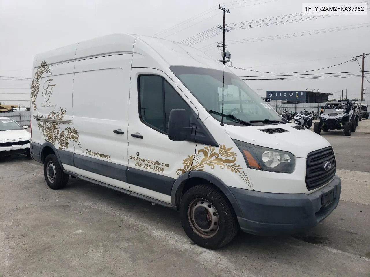 2015 Ford Transit T-250 VIN: 1FTYR2XM2FKA37982 Lot: 55155454