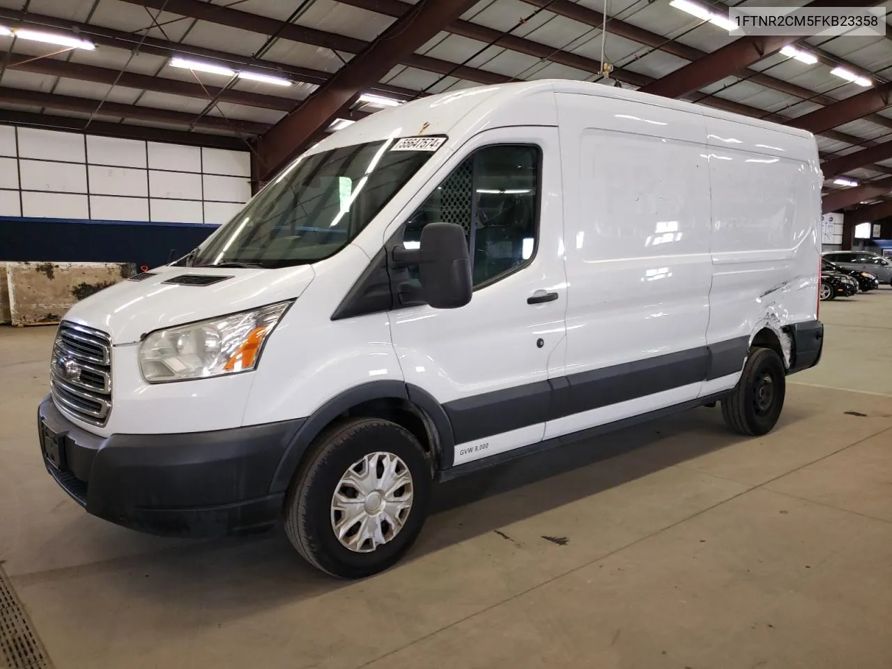 2015 Ford Transit T-250 VIN: 1FTNR2CM5FKB23358 Lot: 55647574