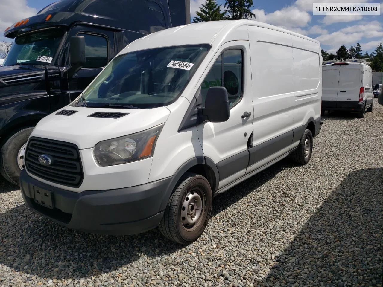 2015 Ford Transit T-250 VIN: 1FTNR2CM4FKA10808 Lot: 56065594