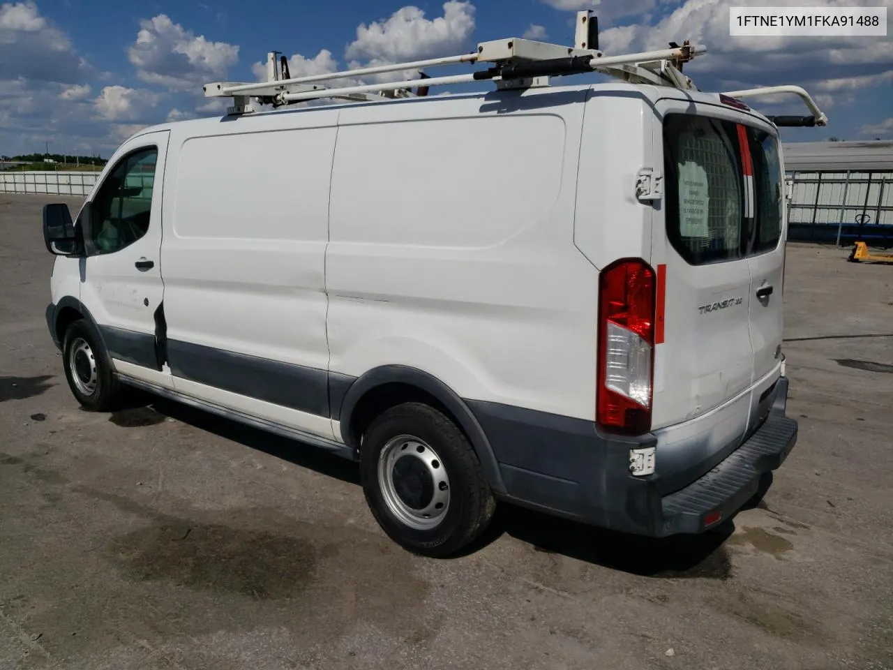 2015 Ford Transit T-150 VIN: 1FTNE1YM1FKA91488 Lot: 58292694