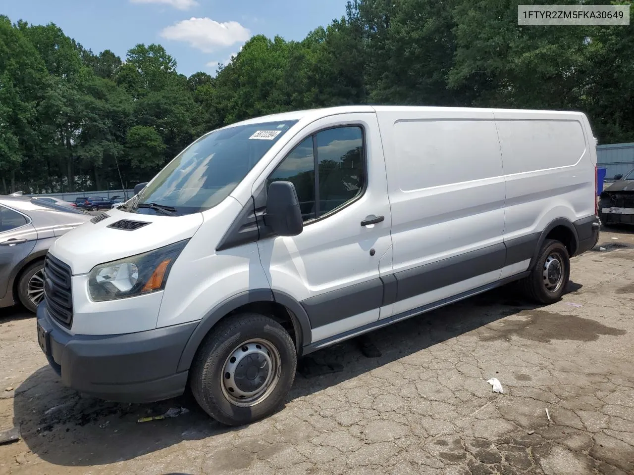 2015 Ford Transit T-250 VIN: 1FTYR2ZM5FKA30649 Lot: 58722394