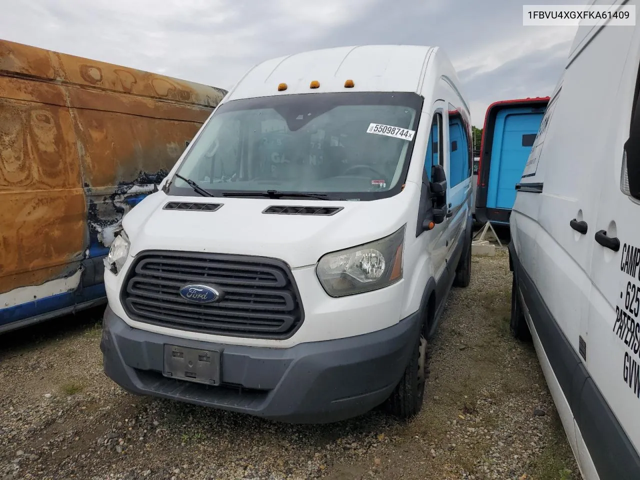 2015 Ford Transit T-350 Hd VIN: 1FBVU4XGXFKA61409 Lot: 59578824