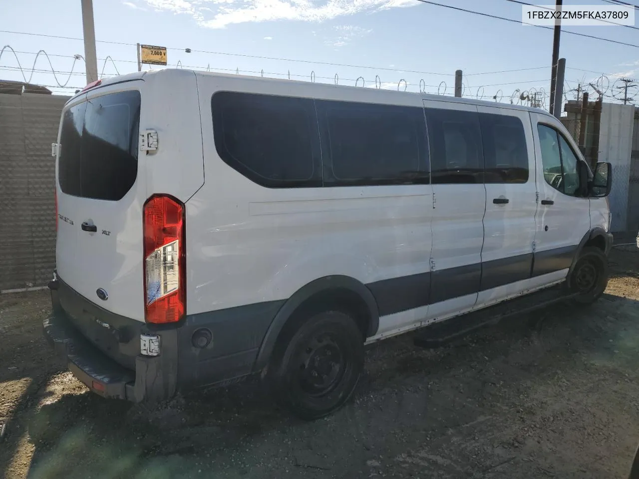 2015 Ford Transit T-350 VIN: 1FBZX2ZM5FKA37809 Lot: 60523104