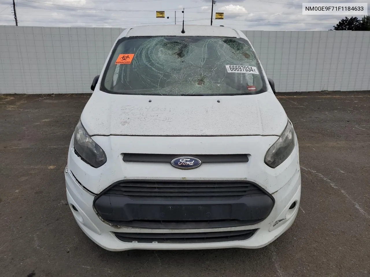 2015 Ford Transit Connect Xlt VIN: NM0GE9F71F1184633 Lot: 66697034